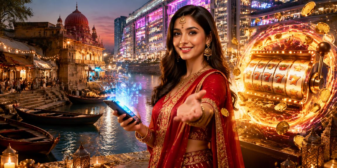 রাজশাহীতে স্লট গেমের নীয়ন দৃশ্য